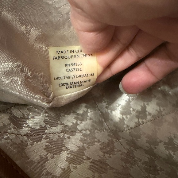 Karl Lagerfeld Brown Monogram Adjustable Crossbody Bag - Picture 15 of 16